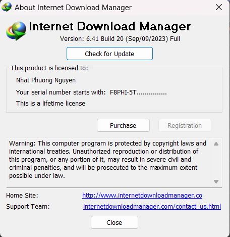 Internet Download Manager (IDM) - Trọn đời photo review