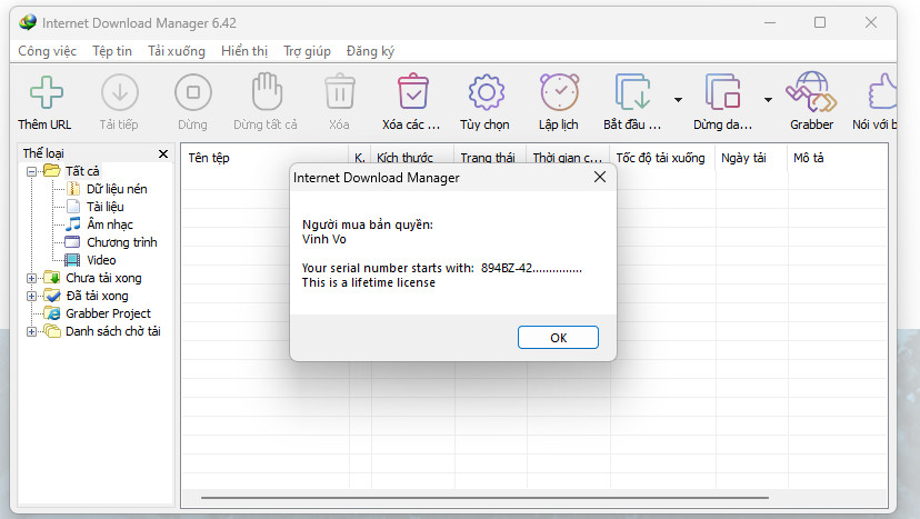 Internet Download Manager (IDM) - Trọn đời photo review